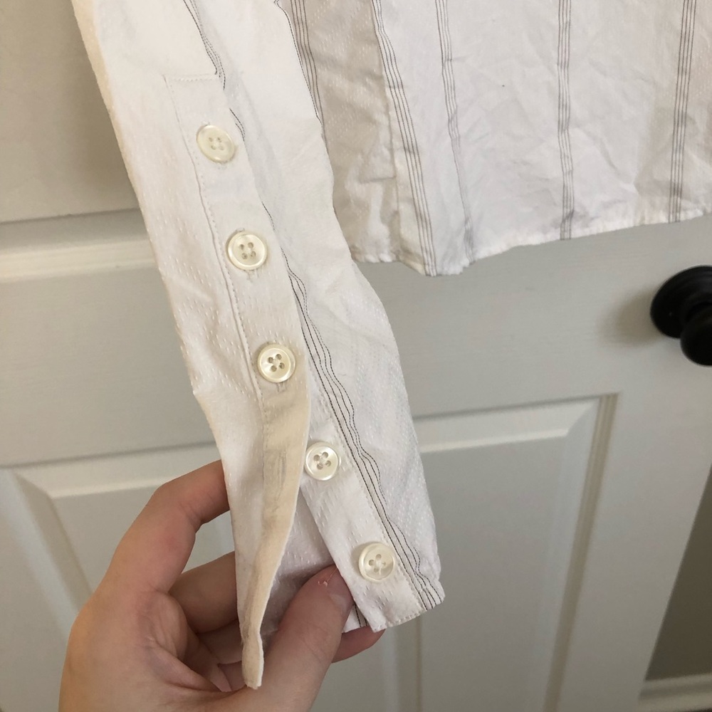 Faconnable Women's Button Down Collared Dress Shi… - image 6